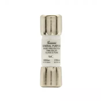 Eaton BK/SC-15 Bussmann SC klasės G 15 A 600 V AC 170 V DC greitai veikiantis kasetinis saugiklis