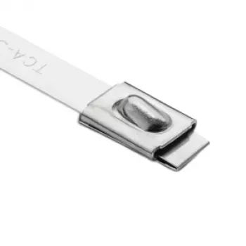HellermannTyton MBT33H nerūdijančio plieno kabelių raištis, 360 mm x 7,9 mm, 50 vnt. paketas (111-94339)