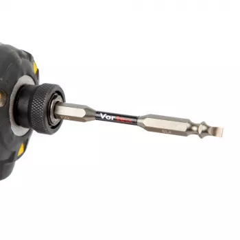 C.K Tools T4482 DEPZ2SL409D3 3 dalių atsuktuvų antgalių rinkinys, PoziDriv PZ2, plokšti SL4,0 mm ir SL9,0 mm, 25 mm, 1/4 colio šešiakampis, S2 plienas