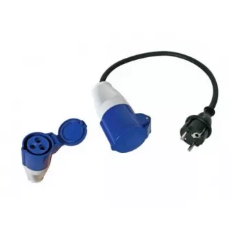 exertis Connect maitinimo adapterio kabelis IEC 60309 lizdas į CEE 7/7 kištuką 16 A 230 V 0,3 m 809073
