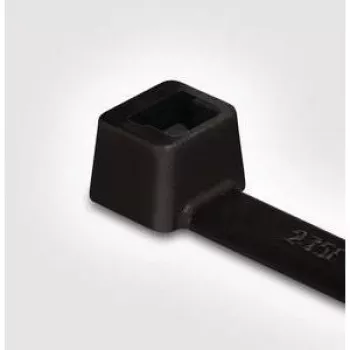 HellermannTyton T30L PA66 BK 100 juodi vieliniai raiščiai, 200mm x 3.6mm, 100 vnt.