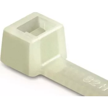 HellermannTyton T 120 R kabelių raištis, natūralus, 387 mm x 7,6 mm, 100 vnt. pakuotė