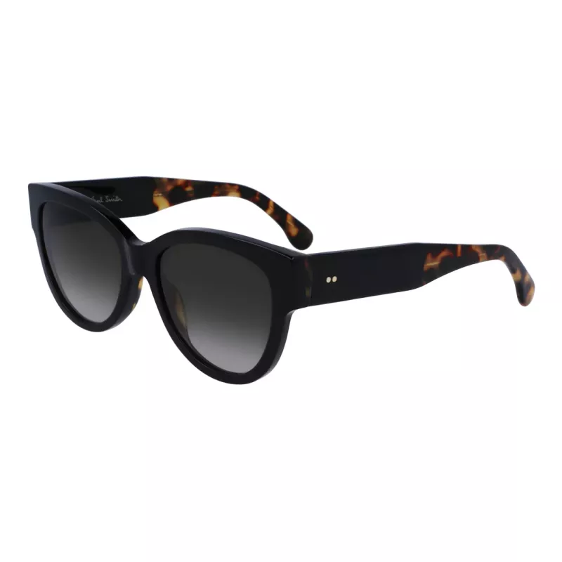 Paul Smith Etta moteriški akiniai nuo saulės Cat Eye, Havana rėmeliai, rudi gradientiniai stiklai, 55/18/140 mm PSSN06755ETTA