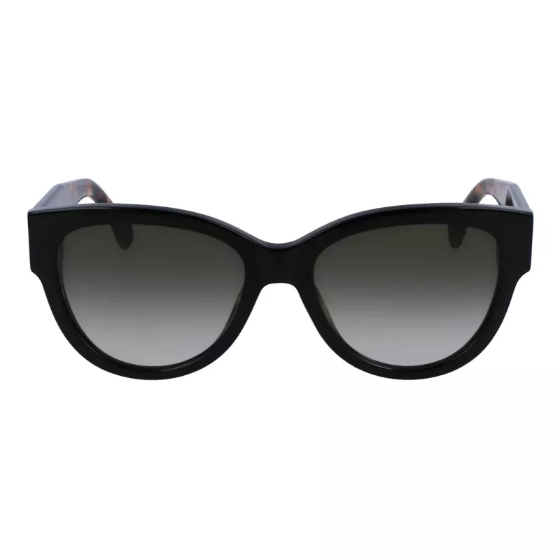 Paul Smith Etta moteriški akiniai nuo saulės Cat Eye, Havana rėmeliai, rudi gradientiniai stiklai, 55/18/140 mm PSSN06755ETTA