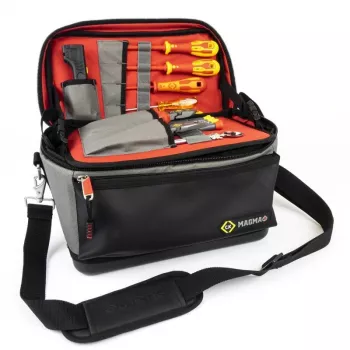 C.K Tools MA2641 Test Equipment Case Plus, 600D poliesteris, 300 x 220 x 100 mm, juoda/mėlyna