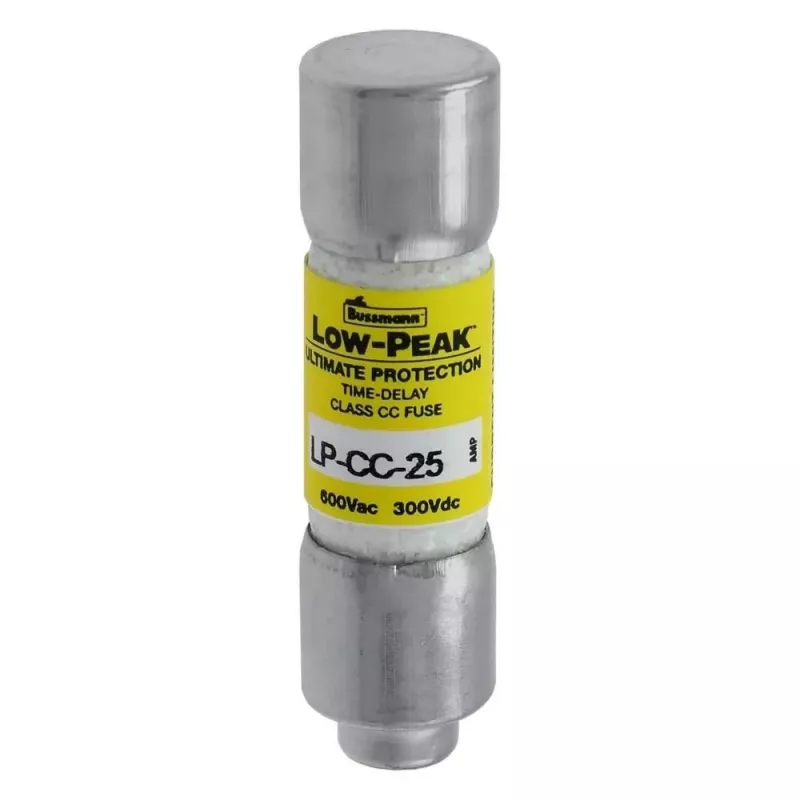 Eaton LP-CC-25 25A 600V lėto veikimo Class CC saugiklis, 10 vnt. paketas