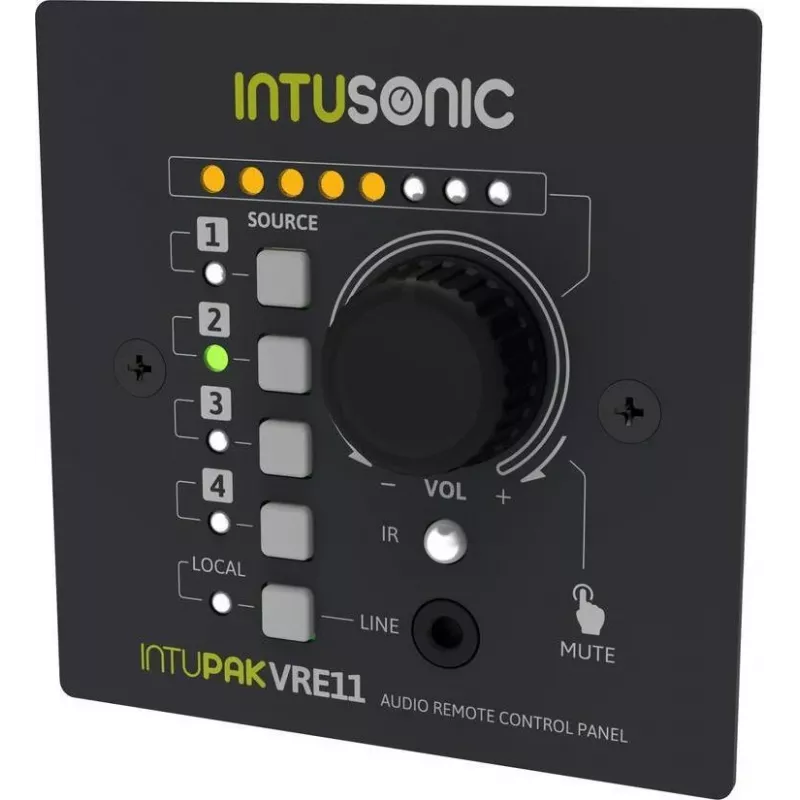 INTUSONIC VRE11 nuotolinio valdymo pultas, skirtas VRA1100 stiprintuvui 12604179