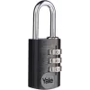 Yale YE3CB/20/121/1/BK 20 mm juodas kombinuotas spynastis