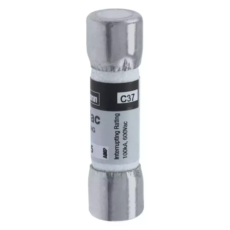 Eaton KTK-15 kasetinis saugiklis, 15 A, 600 V AC/DC, ypač greitaeigis, 10 mm x 38 mm, 10 vnt. paketas