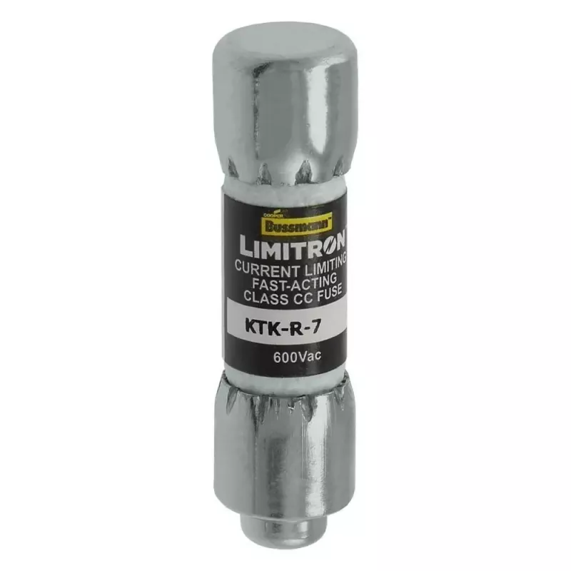 Eaton KTK-R-7 Class CC greitaeigis saugiklis, 7 A, 600 V AC, 200 kA pertraukimo galia, 10 vnt. paketas