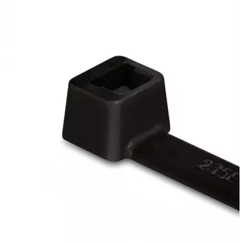 HellermannTyton T120L juodas poliamidinis kabelių raištis 760mm x 7,6mm (100 vnt.) 111-12403