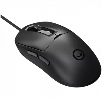 LORGAR LRG-MSA10R-BK laidinė žaidimų pelė, Pixart PMW3311 optinis jutiklis, 6400 DPI, RGB, 7 programuojami mygtukai, juoda