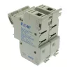 Eaton CH142DU 2 polių cilindrinis saugiklių laikiklis, 50 A, 690 V AC, DIN bėgio montavimas, 14 x 51 mm