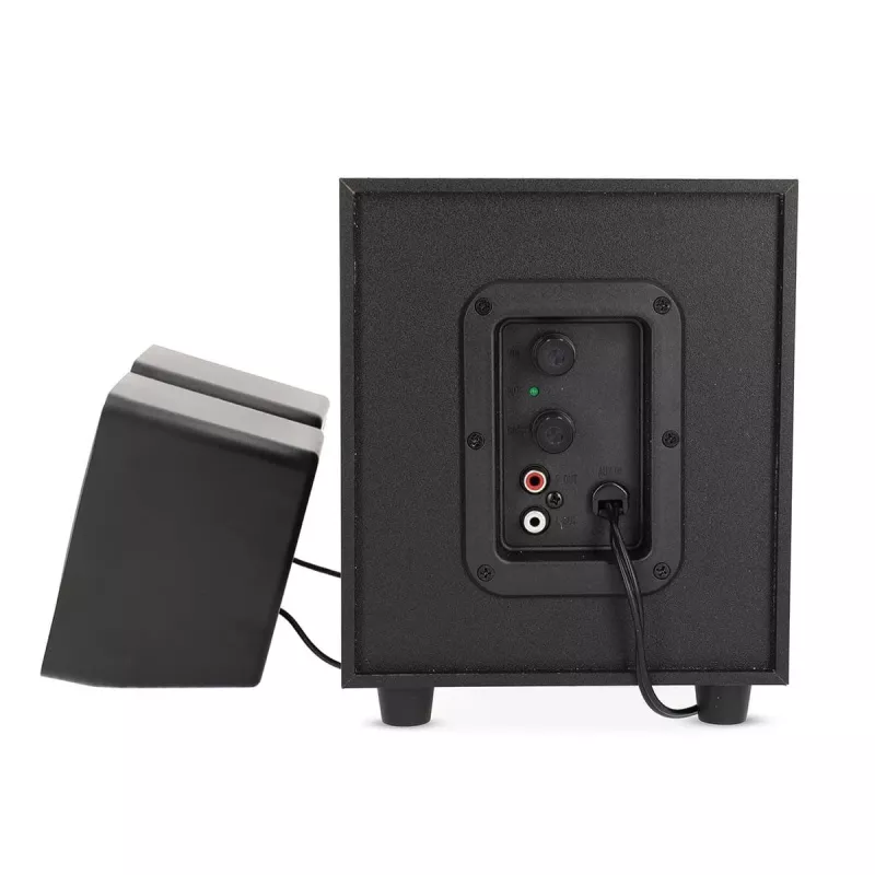 Nedis CSPR10021BK 2.1 PC garsiakalbių rinkinys, 33 W, maitinamas USB, juodas