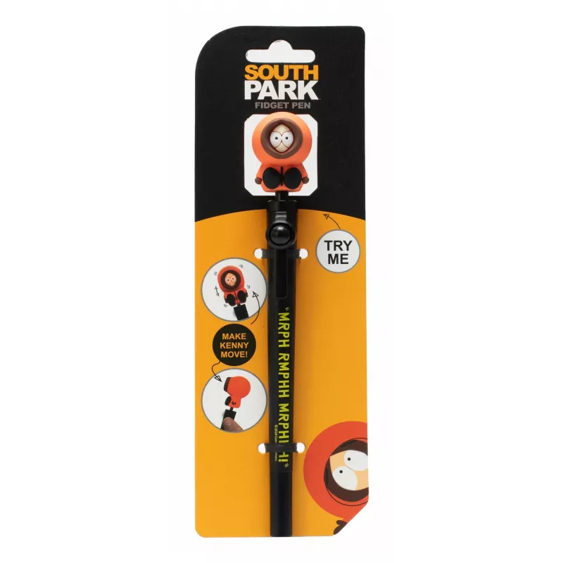 THUMBS UP Fidget Pen - South Park tušinukas, juodas rašalas, 1,0 mm