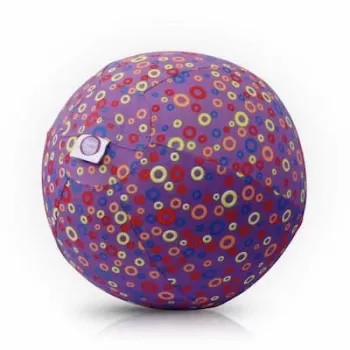 BUBA BLOON Bubabloon latekso balionas su audinio apvalkalu, Circles Purple