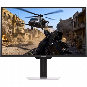LORGAR 24,5 colio Full HD IPS 400Hz žaidimų monitorius, dviguba LED, HDR600 Ready, reguliuojamas aukštis, baltas