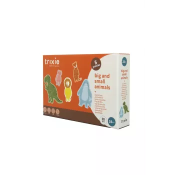 Trixie Puzzle - dideli ir maži gyvūnai (5 galvosūkiai) šunų aktivitčių strateginis žaidimas