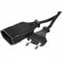 EXERTIS CONNECT maitinimo prailginimo kabelis, Euro plug to Euro Socket, juodas, 1,8 m 573721