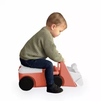 Chillafish Blockie važiuojamasis žaislas, Flamingo Pink, 1-3 metų