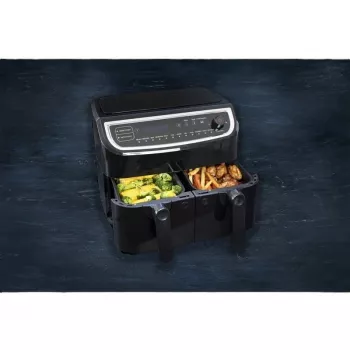 Gastronoma dviejų krepšelių oro gruzdintuvė 9L 2400W juoda