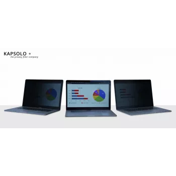 KAPSOLO 2 krypčių nuimamas privatumo filtras, skirtas Lenovo ThinkPad X1 Yoga (6-osios kartos) 14 colių - KAP12680