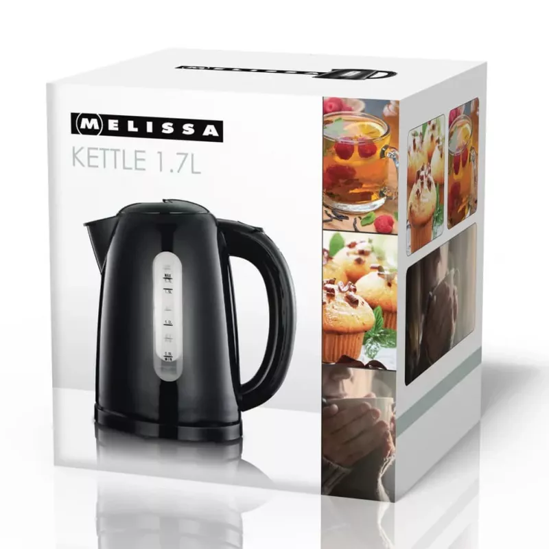 Melissa elektrinis virdulys 1,7 l 2025 W juodas 16130301