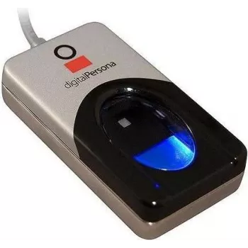 HID DigitalPersona 4500, didmeninė pakuotė, USB pirštų atspaudų skaitytuvas, USB 2.0, optinis, 512 dpi, 256 pilkumo lygiai, svoris: 0,105 kg, logotipas: DigitalPersona, SDK parduodamas atskirai (50013-001-104)