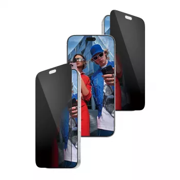 PanzerGlass 2-Way privatumo ekrano apsauga Apple iPhone 2026 Pro Max | Ultra-Wide Fit su EasyAligner