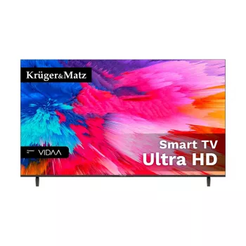 Kruger&Matz KM0250UHD-V3 50 colių 4K UHD išmanusis LED televizorius su VIDAA U5, DVB-T2/S2, HDR10, Bluetooth, balso valdymu