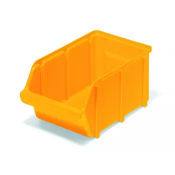 raaco 123679 Sichtlagerkasten oranžinė smulkių dalių dėžė 10,5 L