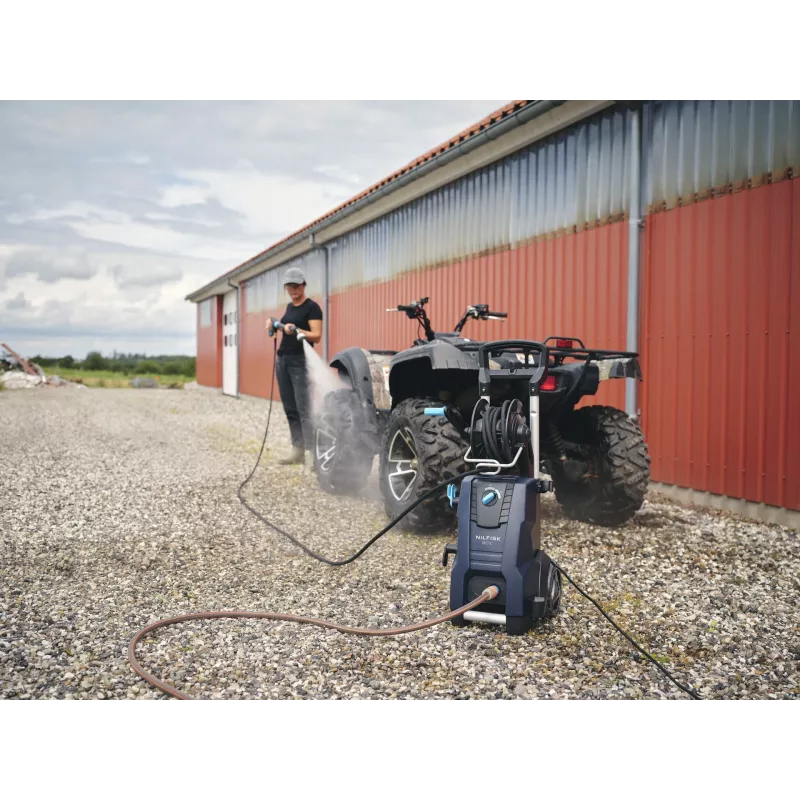 Nilfisk MC 1C-125/500 XT šalto vandens aukšto slėgio plovykla su žarnos rite 128471500