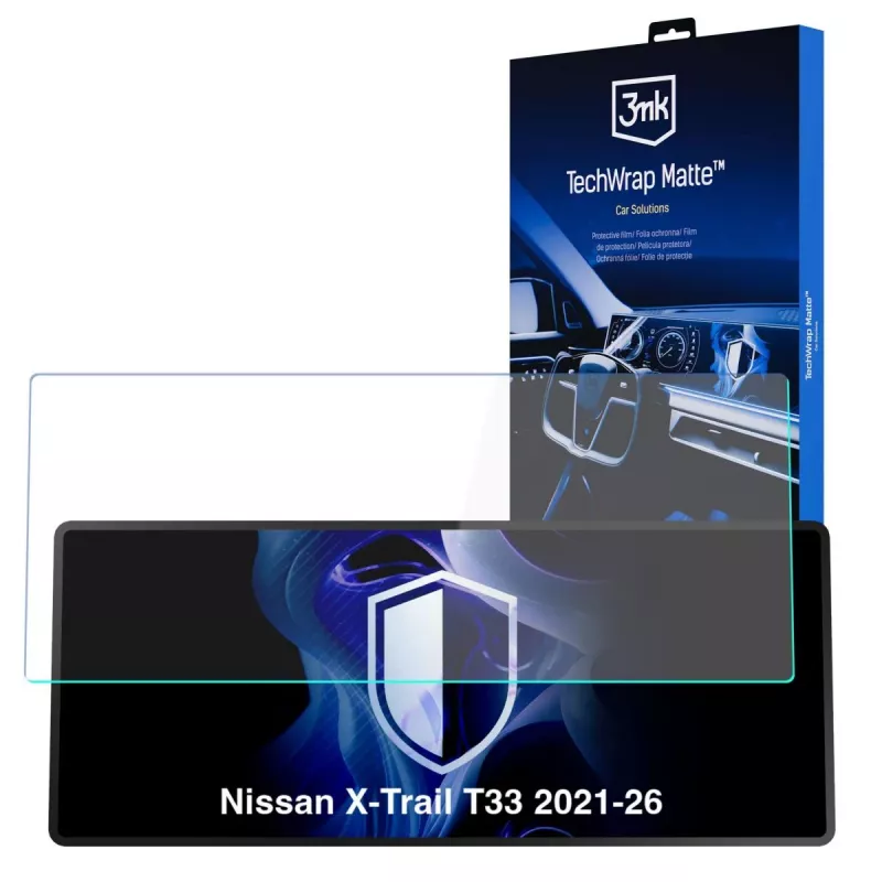 3MK PROTECTION Nissan X-Trail T33 (2021-2026) - 3mk TechWrap matinis centrinio ekrano apsauginis plėvelė