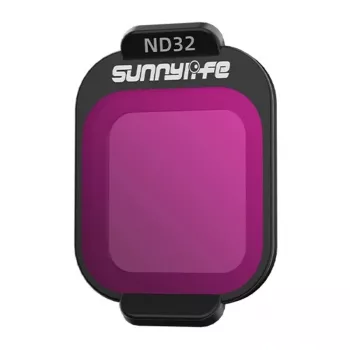Sunnylife Flip ND32 filtras, skirtas DJI Osmo Pocket 3 – magnetinis neutralaus tankio filtras, 5 stopų šviesos mažinimas, daugiasluoksnė optinė danga