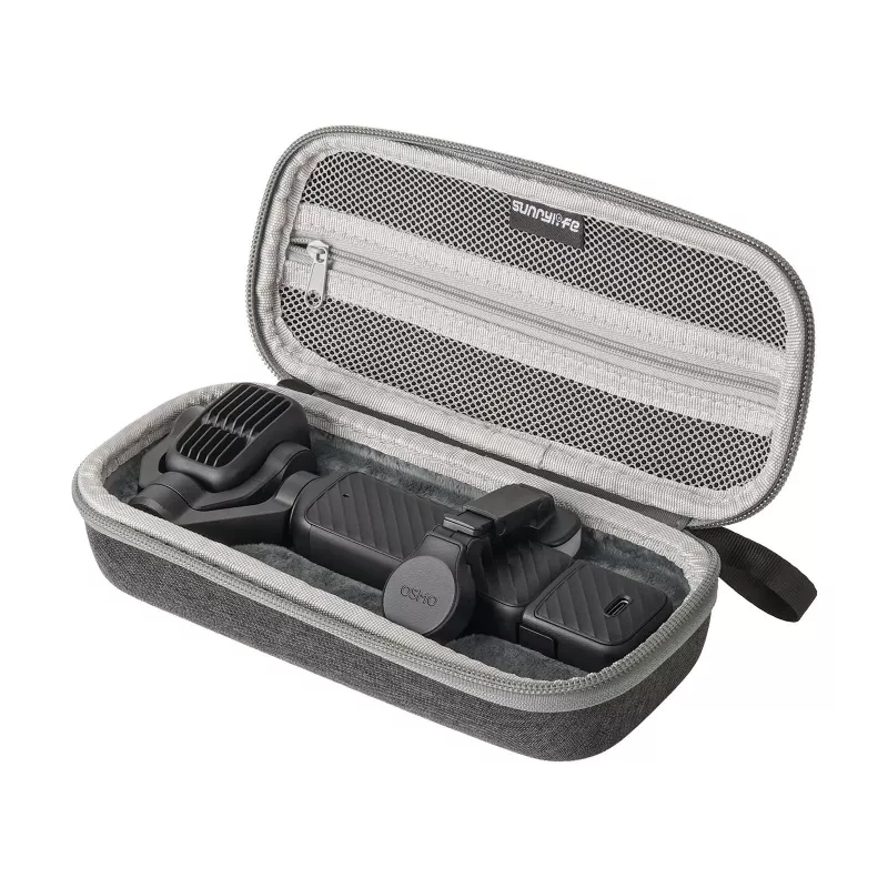 SUNNYLIFE kietasis dėklas DJI Osmo Pocket 4 Pro / 4p kamerai – pilkas
