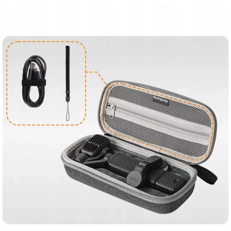 SUNNYLIFE kietasis dėklas DJI Osmo Pocket 4 Pro / 4p kamerai – pilkas