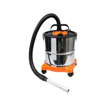 TOYA 800W pelenų siurblys 20L nerūdijančio plieno su HEPA filtru 78870