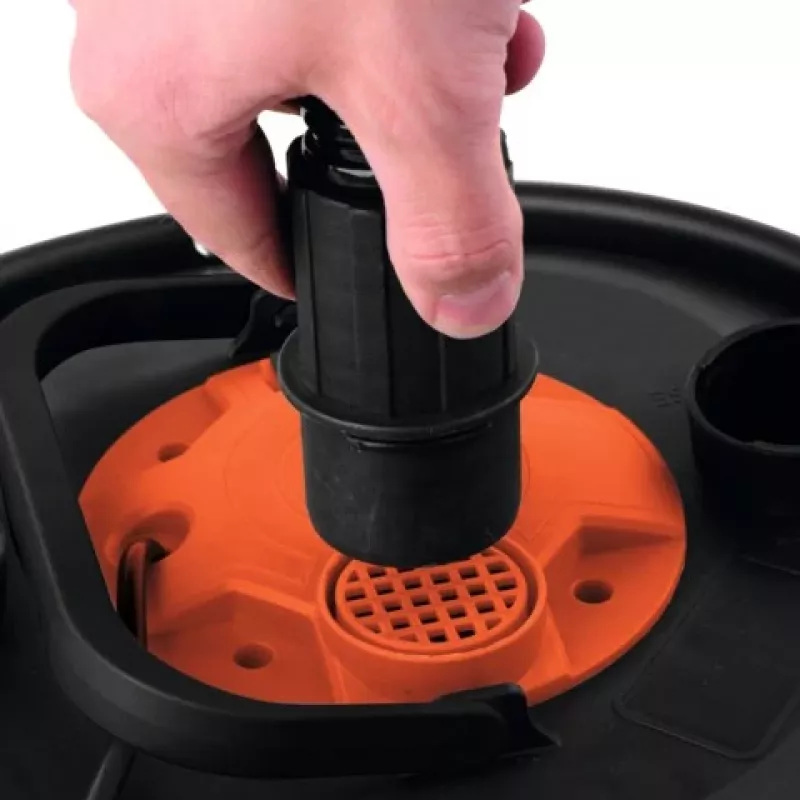 TOYA 800W pelenų siurblys 20L nerūdijančio plieno su HEPA filtru 78870