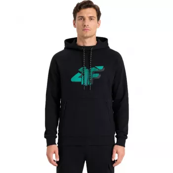 4F Vyriškas megztinis M2241 Deep Black, dydis L