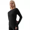 Moteriški termoaktyvūs marškinėliai 4F F152 Deep Black M/L