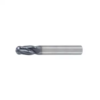 Kietlydinio galinė freza su kampuotuoju spinduliu 12,0 mm, R6,0, 4 griovelių, 16/73 mm