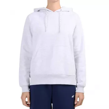 Moteriškas laisvalaikio megztinis 4F F2536 Cool, šviesiai pilkas melange, XL