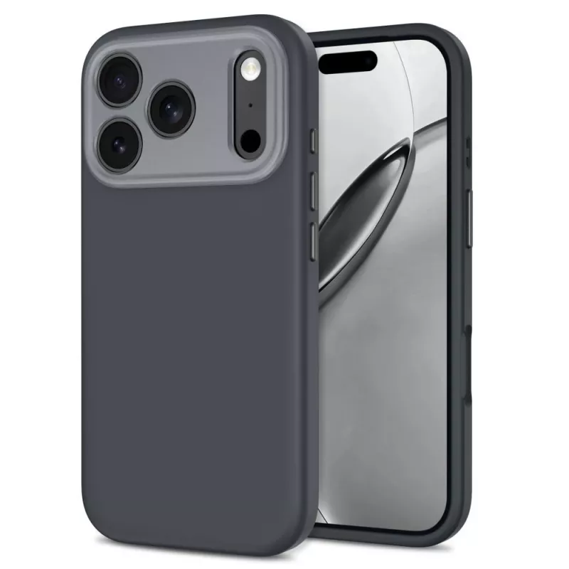 TECH-PROTECT UNIQ MagSafe CC dėklas iPhone 17 Pro Max / 18 Pro Max - Charcoal Grey