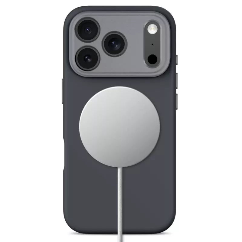 TECH-PROTECT UNIQ MagSafe CC dėklas iPhone 17 Pro Max / 18 Pro Max - Charcoal Grey