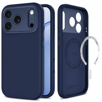 TECH-PROTECT UNIQ MagSafe permatomas dėklas iPhone 17 Pro Max / 18 Pro Max tamsiai mėlynas