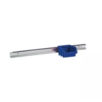 raaco 102742 smulkių dalių dėžutė 605 x 44 x 16 mm, mėlyna