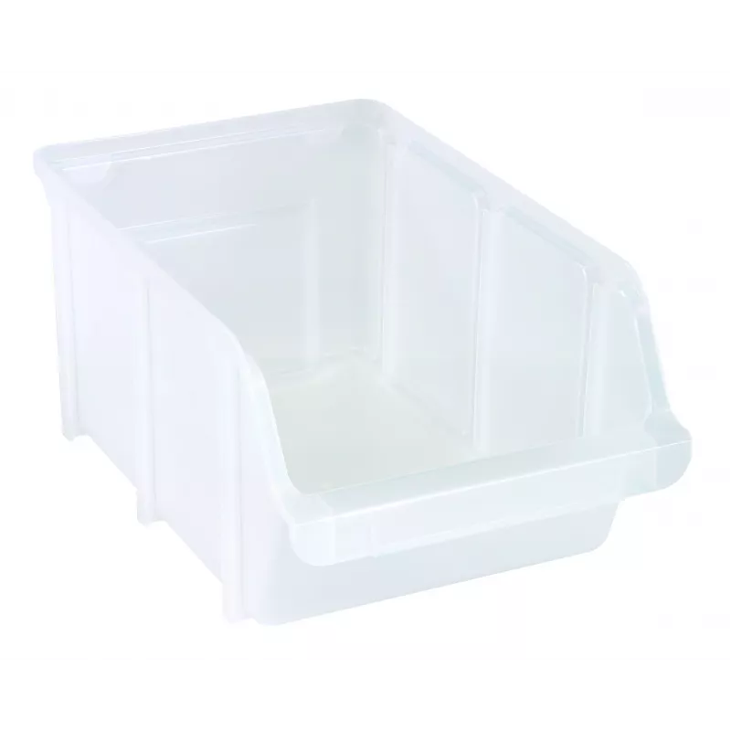 raaco Bin 4 sandėliavimo dėžė, 10 l, skaidri (130110)