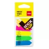 DELI Stick Up lipdukai-knygų žymekliai PP 50x12 mm, 100 lapelių, įvairių spalvų (D338199)