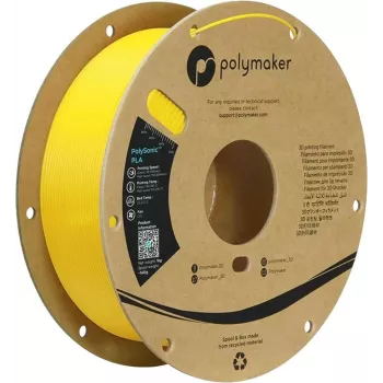 Polymaker PolySonic PLA High-Speed 3D spausdinimo gija 1,75mm geltona 1kg (PA12006)