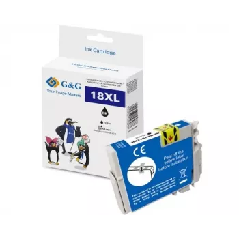 G&G XL juodo rašalo kasetė, skirta Epson T1811/C13T18114012 (18828)
